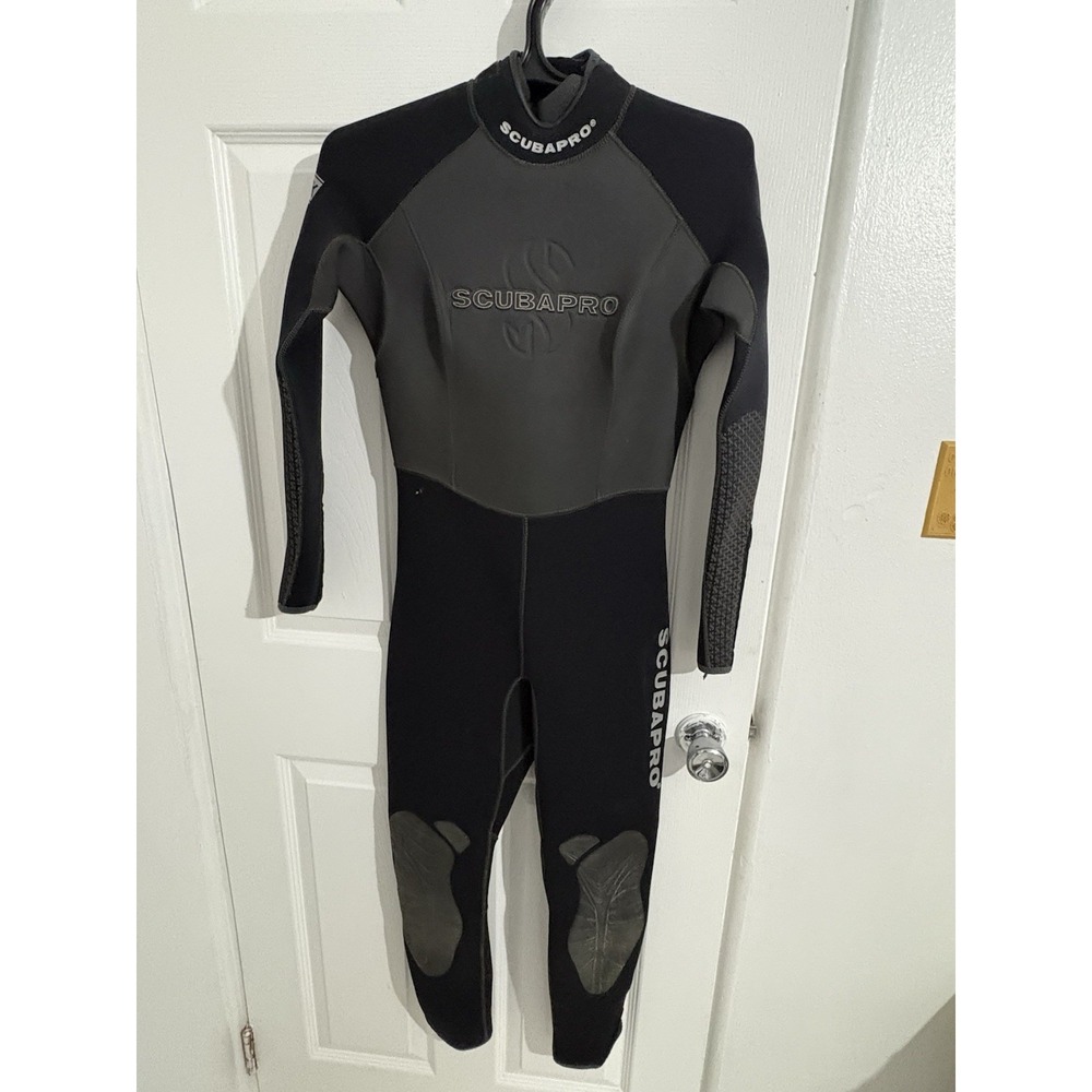 Scubapro TPF 26 3mm Neoprene Scuba Diving Full Wetsuit Men's Size S Black Gray